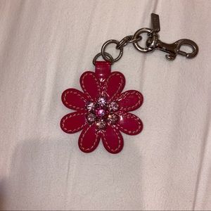 Coach Flower Keychain
